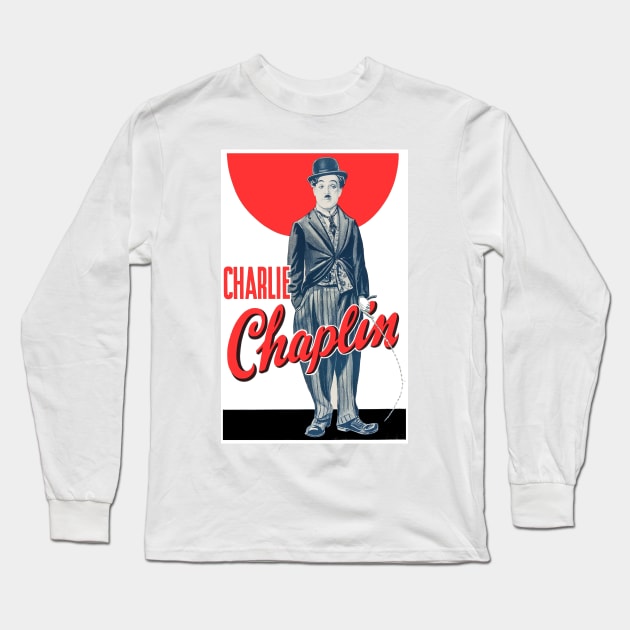 Charlie Chaplin Comedy Great Long Sleeve T-Shirt by ZippyFraggle1